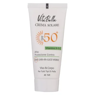 کرم ضدآفتاب بیرنگ ویتابلا +SPF50 مدل 001 مناسب انواع پوست، حجم 40 میلیلیتر